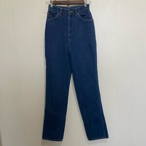 Vintage 80's Chic Women's Jeans High Waisted Straight Leg